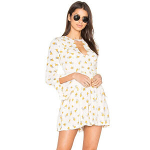 Free People Tegan Printed Floral Dress Size 2